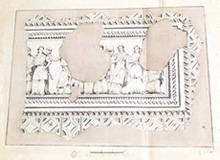 Boceto para el mosaico de “las Musas
